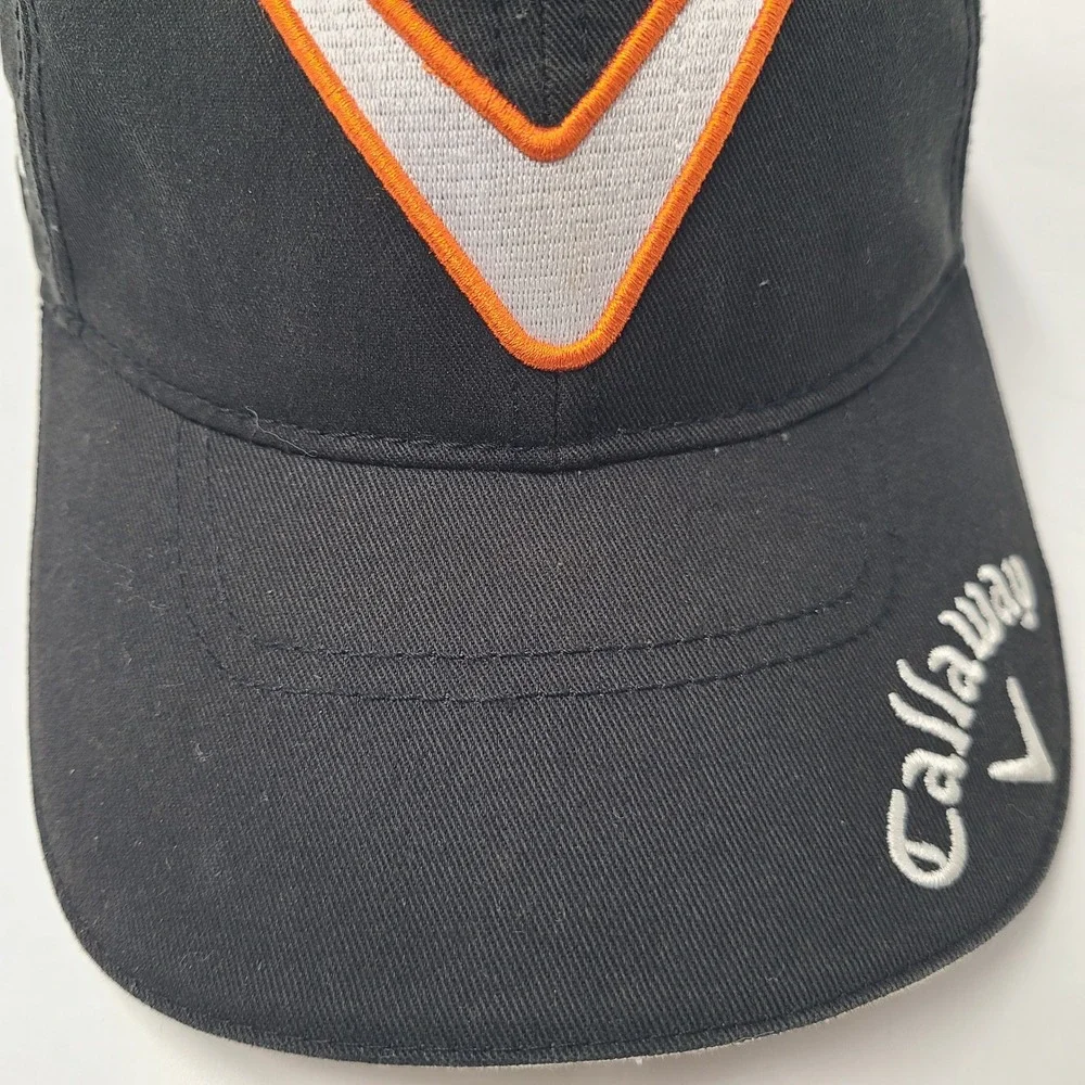 Callaway Hat Adjustable Black Orange FT Fusion Technology Tour i Series Golf Men